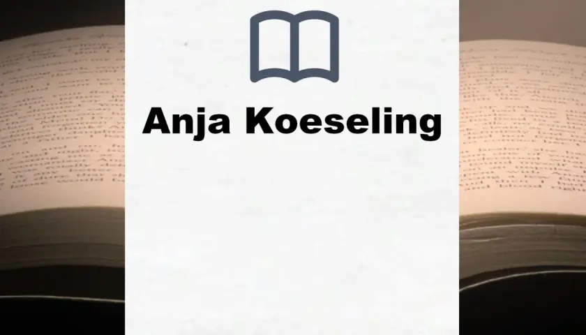 Ein offenes Buch mit dem Namen Anja Koeseling.