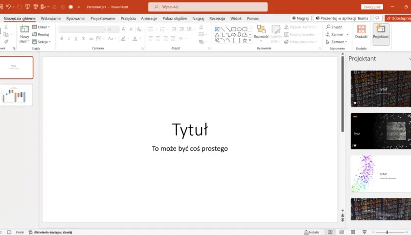 Jak włączyć projektowanie w PowerPoint i poprawić swoje prezentacje