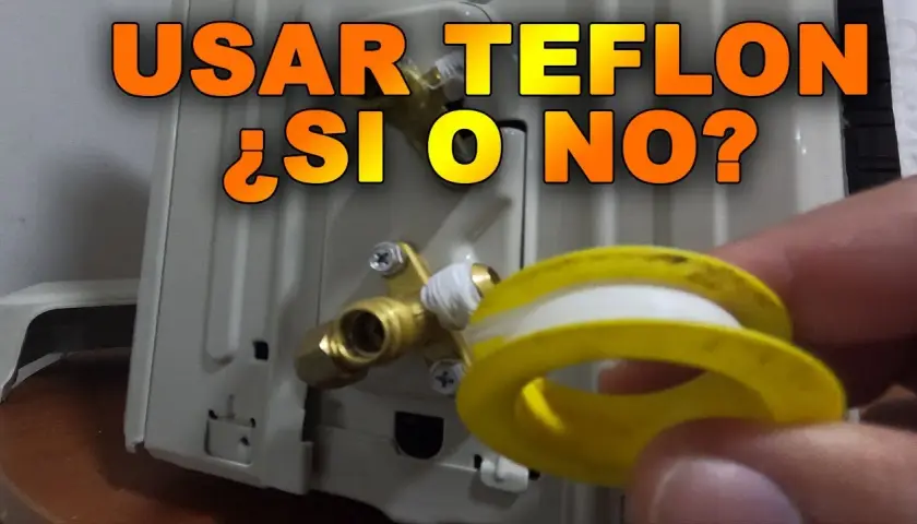 ¿Se puede usar teflón para conexiones de gas sin riesgo de fugas?