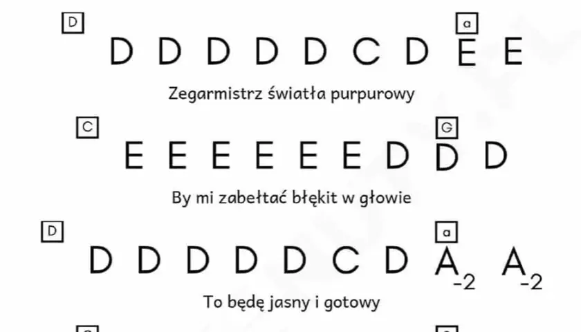 Kompletne akordy do zegarmistrza światła - naucz się grać w 10 minut