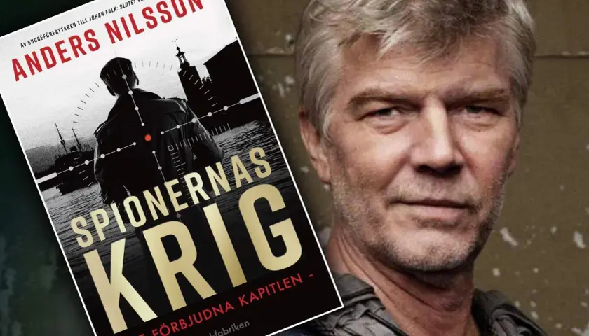 Anders Nilssons bok "Spionernas krig" med Johan Falk-tema.