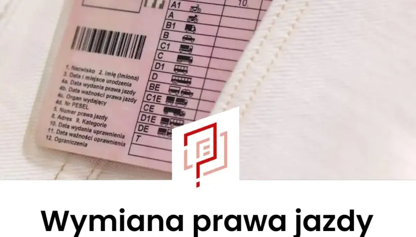 Zbliżenie na polskie prawo jazdy, dokument potrzebny, gdzie wymienia się prawo jazdy.