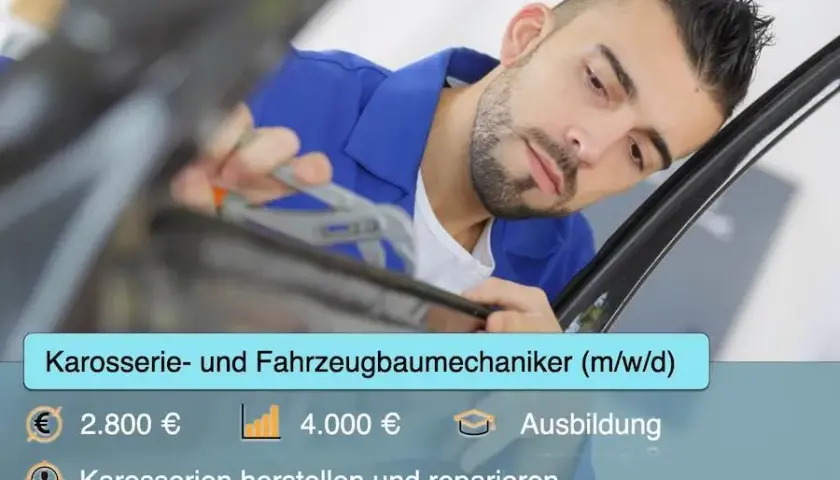 Gehalt Karosserie und Fahrzeugbaumechaniker: Was Sie wirklich verdienen können