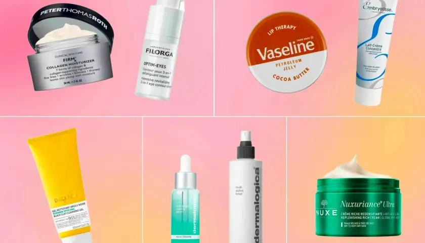 Hudvårdsprodukter som Peter Thomas Roth, Filorga, Vaseline, Embryolisse, Decleor, Dermalogica och Nuxe. Perfekt för att ta reda på vilken hudtyp jag har.