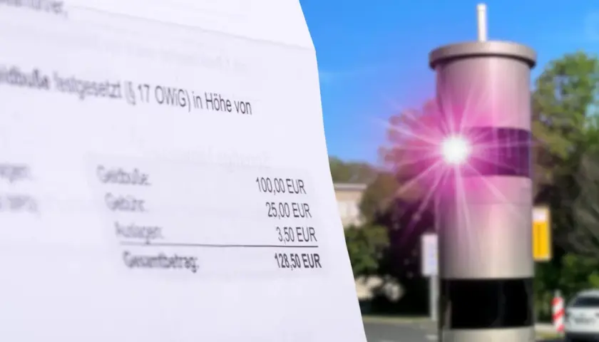 Mandat za przekroczenie prędkości, który może być niespodzianką za granicą.