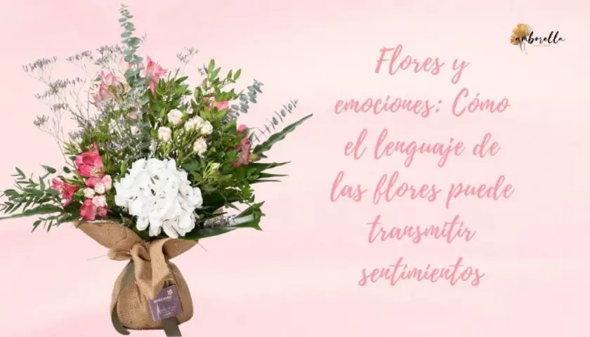 Un ramo de flores blancas y rosas, perfecto para soñar con flores y expresar emociones.
