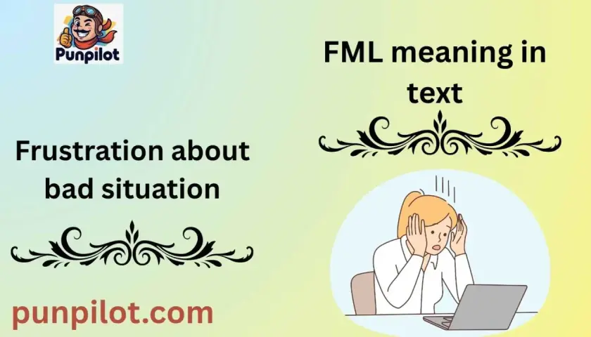 Spiegazione del significato di FML: frustrazione per una situazione negativa, con una donna stressata davanti al laptop.