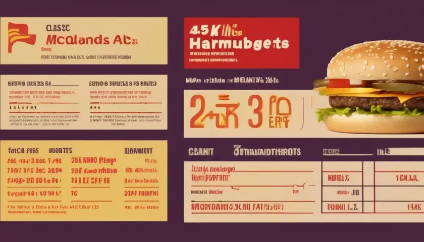 Ile kalorii ma hamburger z McDonald's? Porównanie z innymi