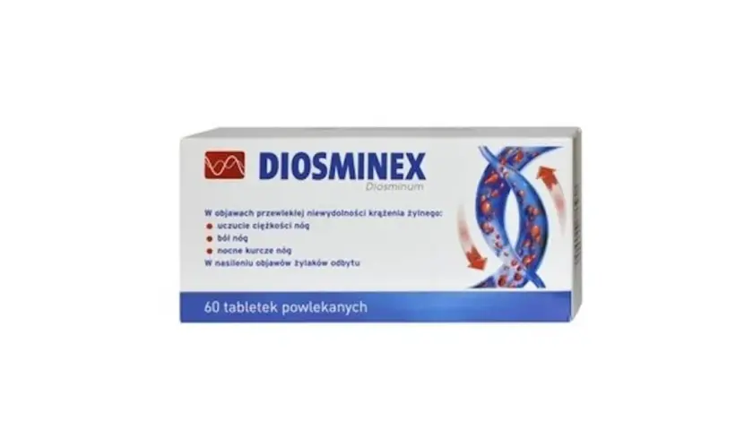 Diosminex na co? Na uczucie ciężkości nóg, ból, nocne kurcze. Pomaga też w objawach żylaków odbytu.