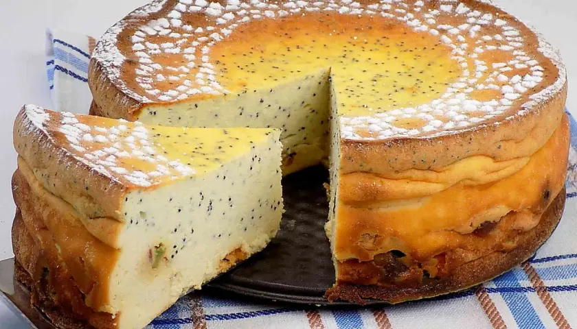 Mały sernik z 250g sera idealny dla łasuchów na diecie i nie tylko