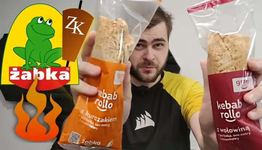 Kebab Rollo Żabka: Waga 255g, cena, skład i kcal. Czy warto?