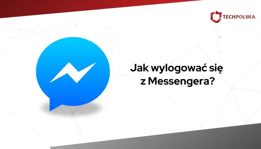 Ikona Messengera i tekst "Jak wylogować się z Messengera?". Dowiedz się, jak bezpiecznie zakończyć sesję na Androidzie.