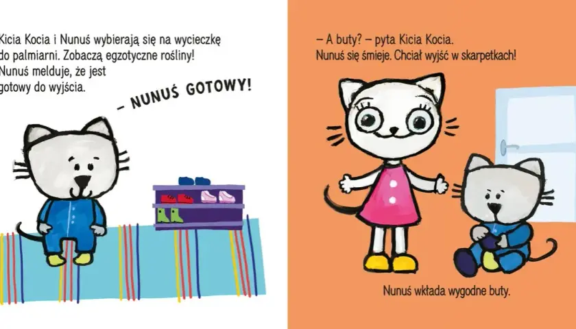 Kicia Kocia w co się ubierzemy - naucz dziecko dobierać strój do pogody
