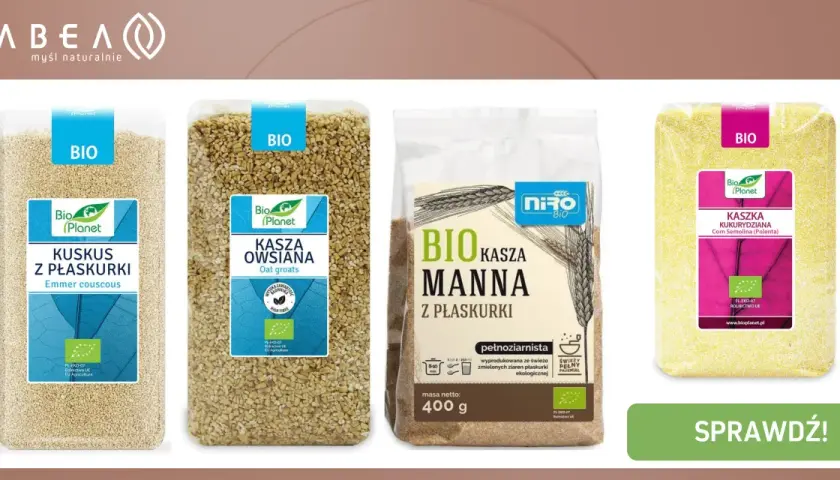 Co zrobić z ugotowanej kaszy manny? Sprawdź nasze bio produkty: kaszę z płaskurki, owsianą, mannę z płaskurki i kukurydzianą.