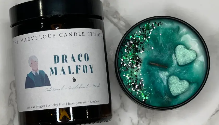 Świeczka o zapachu Draco Malfoy – odkryj wyjątkowe aromaty i marki