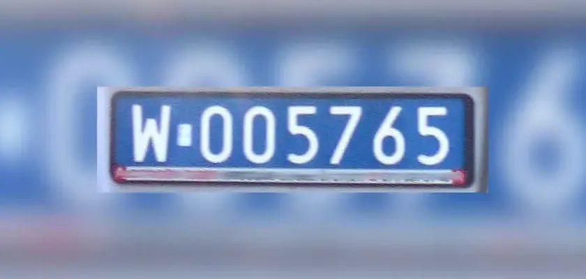 Tablice rejestracyjne dyplomatyczne w Polsce - Niebieskie tablice rejestracyjne, rejestracje dyplomatyczne