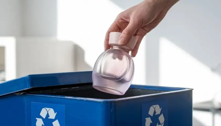 Jak prawidłowo wyrzucić butelkę po perfumach? Segregacja krok po kroku