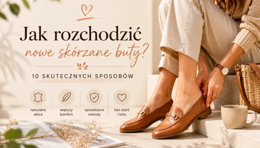 Jak sprawdzić czy buty są skórzane? Poradnik jak rozchodzić nowe skórzane buty, by były wygodne i bez otarć.