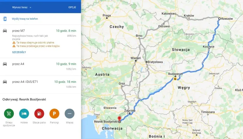 Chorwacja 2026: Która trasa z Polski jest najlepsza dla Ciebie?