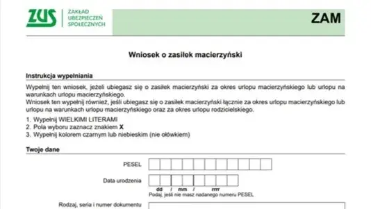 Urlop macierzyński: Gdzie i jak złożyć wniosek, by dostać 81,5%?