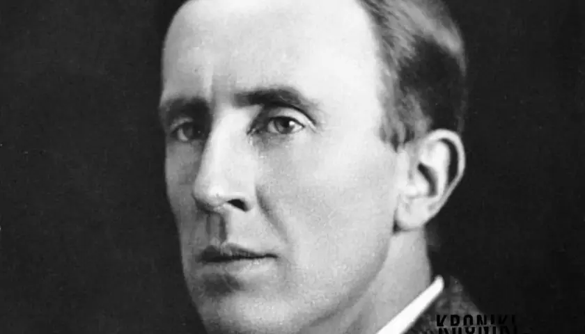 Portret J.R.R. Tolkiena, autora, który napisał Władcę Pierścieni.