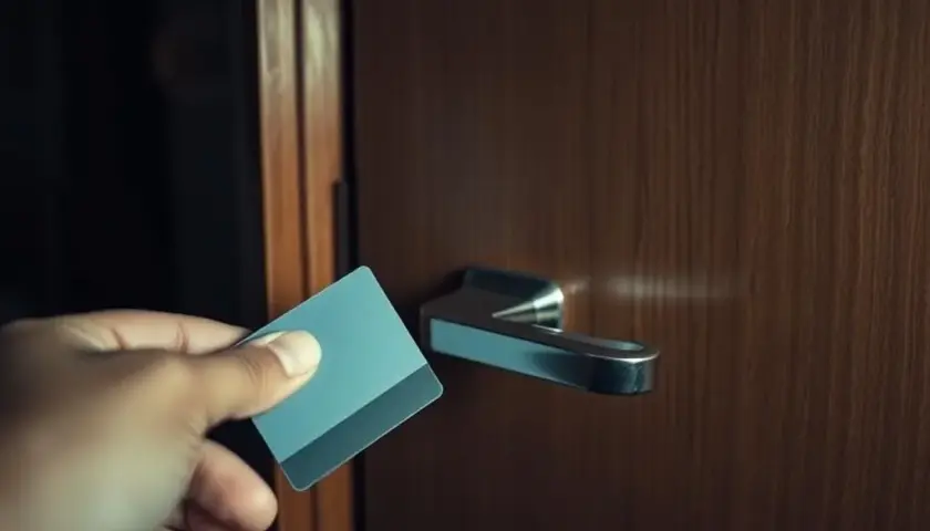 Hotel na kartę: Jak zamknąć drzwi od środka, by nikt nie wszedł?