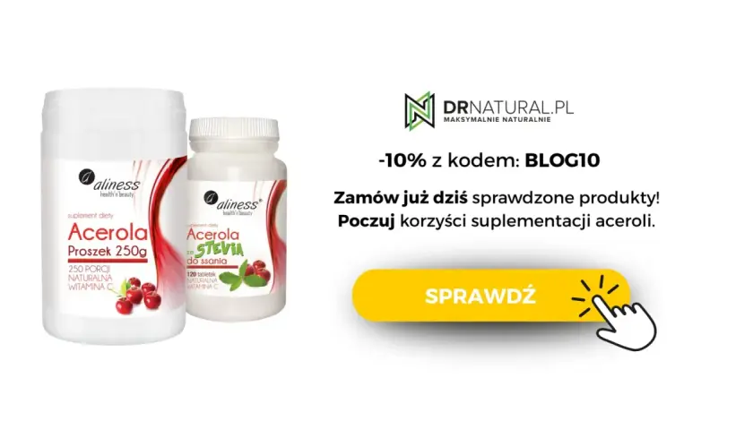 Suplementy diety z aceroli: proszek i tabletki do ssania. Dowiedz się, acerola co to i jakie ma korzyści.