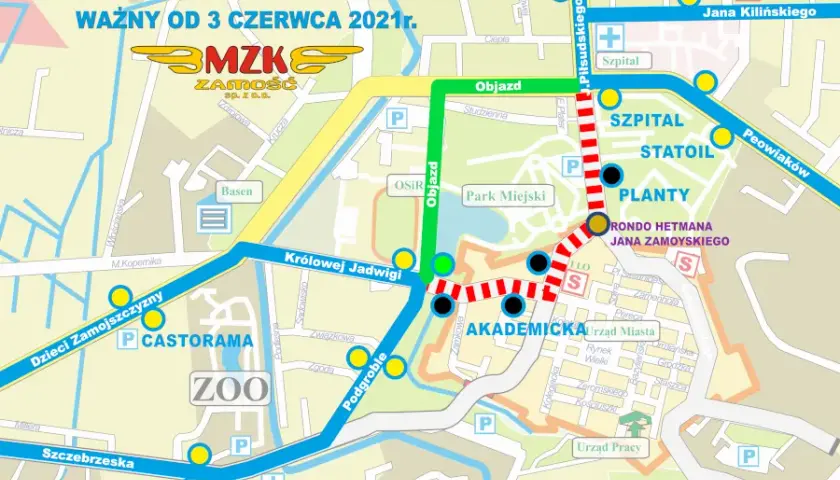 Linia 44 Zamość-Niewirków: Gdzie wsiąść i sprawdzić rozkład?
