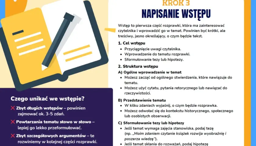 Literatura uczy życia: Jak napisać rozprawkę krok po kroku?