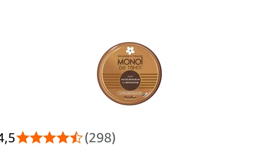 Graisse à traire Monoi de Tahiti, accélérateur de bronzage ultra bronzant. Une formule pour un teint hâlé.