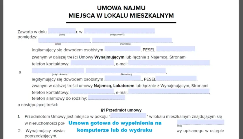 Jak napisać umowę najmu mieszkania? Bezpiecznie i bez błędów.