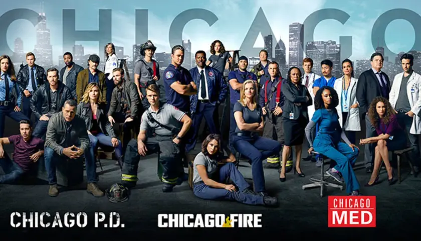 Chicago Fire obsada: strażacy, policjanci i lekarze w jednym miejscu.