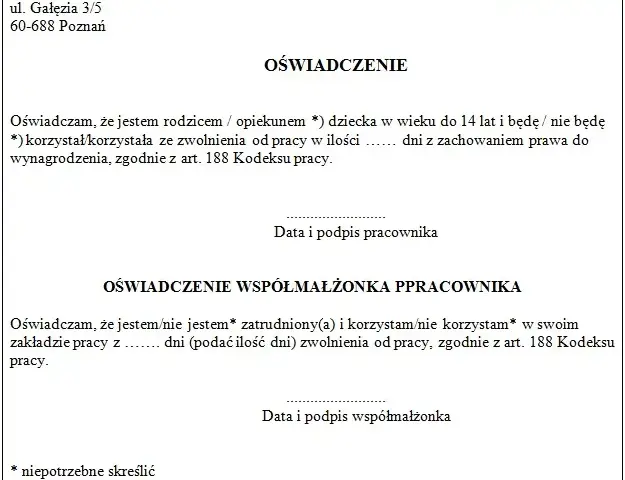 Dni wolne na dziecko: 2 płatne czy 5 bezpłatnych? Poznaj prawa!