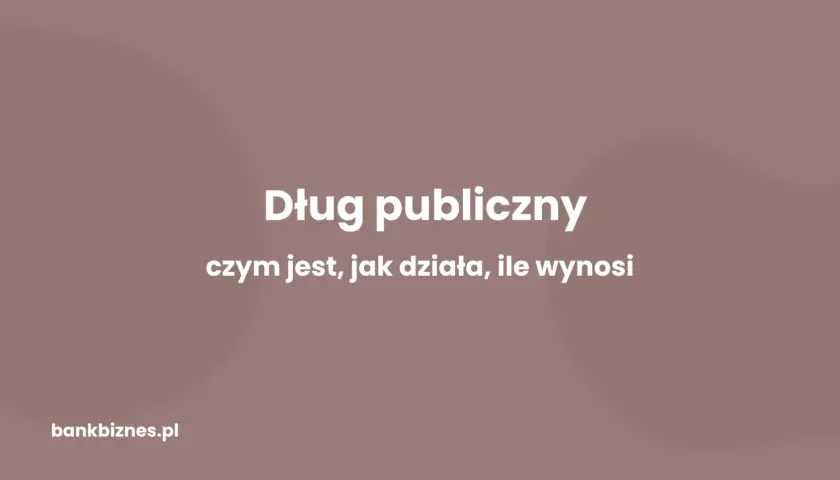 Dług publiczny: czym jest, jak działa, ile wynosi. Informacje o finansach państwa.