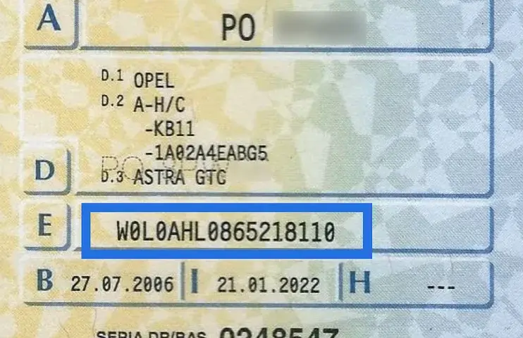 Gdzie w dowodzie rejestracyjnym jest numer silnika? Oto ważne informacje