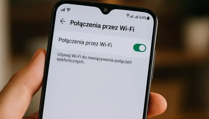 Ustawienia telefonu: włączone połączenia przez Wi-Fi. Teraz możesz dzwonić przez Wi-Fi.
