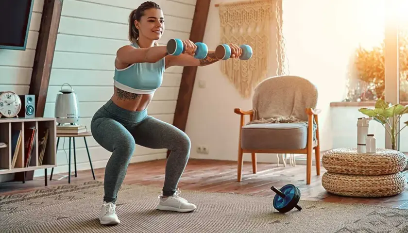 Cómo hacer gimnasia en casa y mantenerte activo sin equipo