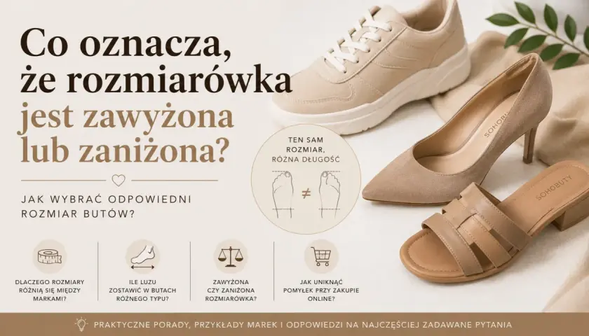Buty Tamaris: jak wybrać idealny rozmiar? Poradnik o zawyżonej lub zaniżonej rozmiarówce i różnicach między markami.
