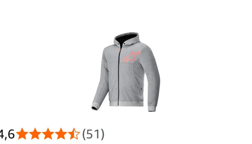 Szara bluza z kapturem Alpinestars Chrome Sport z neonowym logo. Idealna na co dzień i do sportów motorowych.