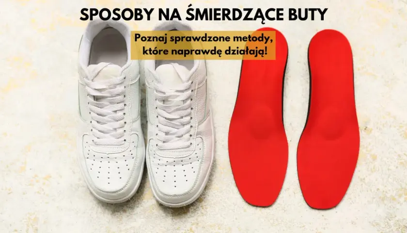 Białe trampki i czerwone wkładki. Poznaj sposoby na śmierdzące buty, które naprawdę działają!