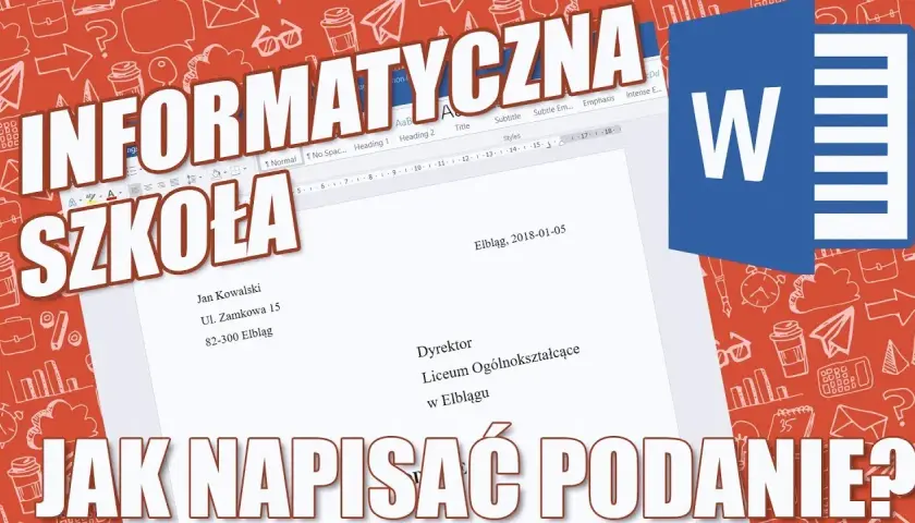 Jak napisać podanie w Wordzie - krok po kroku bez błędów