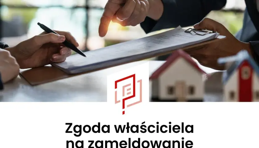 Podpisanie umowy najmu na czas nieokreślony. Właściciel wyraża zgodę na zameldowanie najemcy.