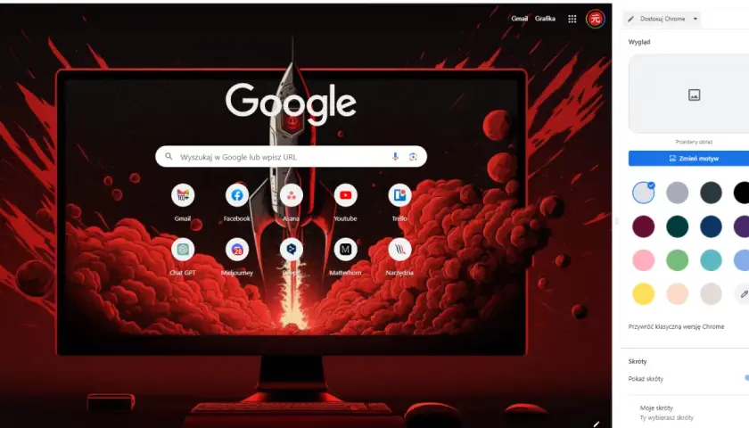 Jak zmienić tło przeglądarki Google Chrome i odświeżyć swój wygląd