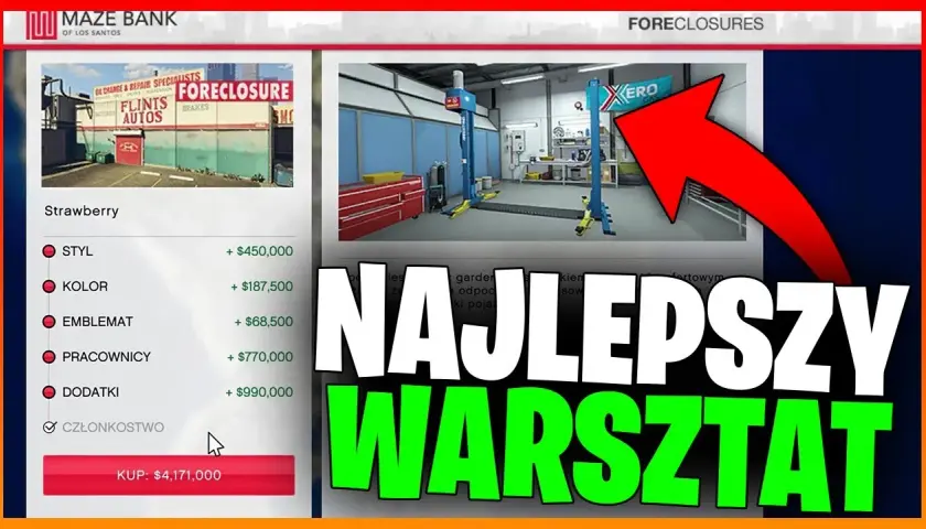 Jak kupić warsztat tuningowy w GTA Online i uniknąć błędów