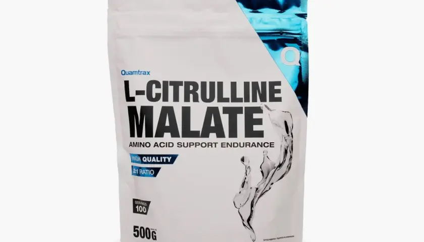 Bolsa de L-Citrulline Malate Quamtrax. Descubre para qué sirve la citrulina malato: apoya la resistencia y el rendimiento.