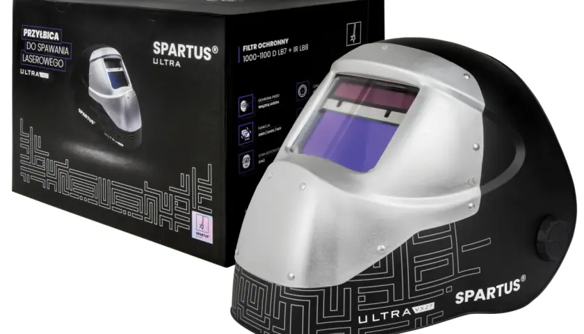 Spawarka laserowa Spartus Ultra VX27 w opakowaniu. Firma Spartus oferuje profesjonalny sprzęt spawalniczy.