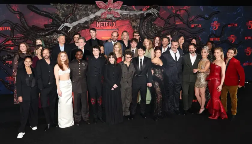 Cała obsada Stranger Things 5 na premierze.
