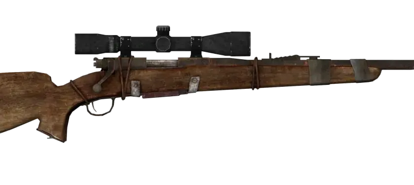 Karabin snajperski z lunetą, podobny do tego, którego używał Boone w Fallout: New Vegas.