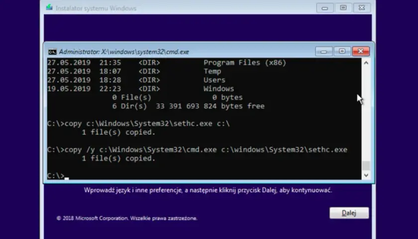 Jak złamać hasło administratora Windows 10 i odzyskać dostęp do komputera