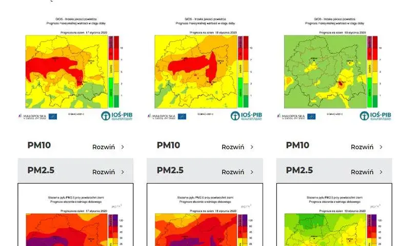 Kraków: Smog dzisiaj? Sprawdź jakość powietrza i co robić!